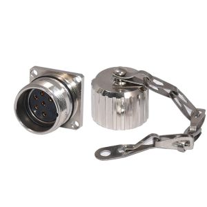 150V 10mm Cable M23 Female Connector Rigoal Waterproof Straight Power