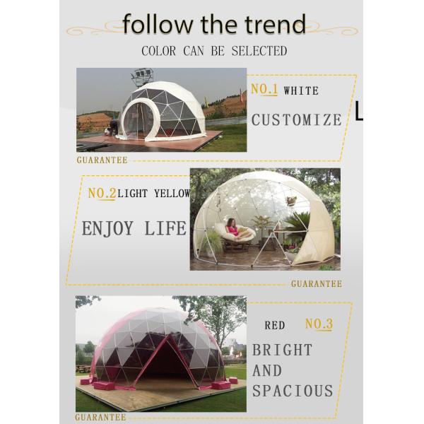 large outdoor luxury waterproof glamping 6m geodesic dome tent hotel