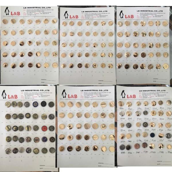 Wholesale High Quality Custom brand engrave logo Zinc Alloy Button Metal For Jeans