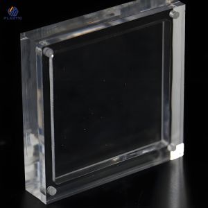 Magnetic Acrylic Picture Frame 8mm Thickness Clear Standing Frame Customizable