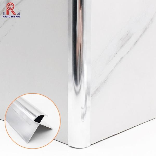 Buy ODM Aluminum Wall Guard , 3m Length Aluminum Tile Corner Trim at wholesale prices