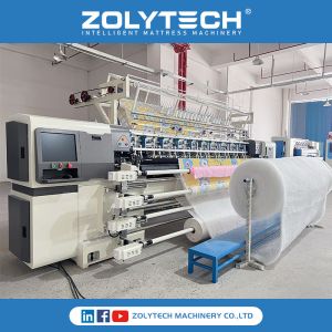 ZOLYTECH Mattress Quilting Machine Multi Needle Shuttle Quilting Machine For