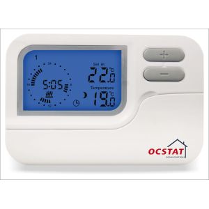 China Wired Boiler Room Thermostat 7 Days Programmable 10A 230V CE EMC LVD Certificate on sale