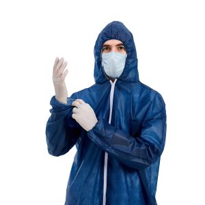 SMS Medical Protective Clothing , Disposable Work Coveralls silicon free