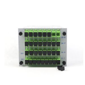 China SC APC 1x32 PLC Splitter 32 Way LGX Box FTTH FTTB FTTX Network on sale China SC APC 1x32 PLC Splitter 32 Way LGX Box FTTH FTTB FTTX Network on sale