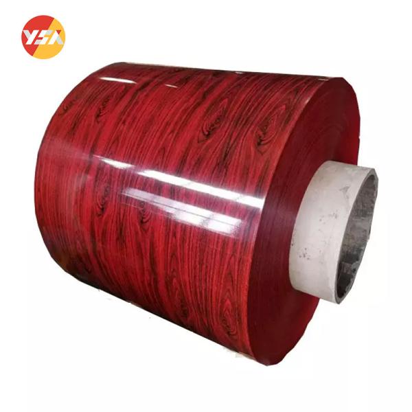 Buy Factory Price Wood Grain Aluminum Coil Roll Color Coated Cold Rolled Coil at wholesale prices