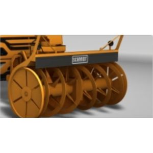 750km Transport Semi Trailer Snow Sweeper Vehicle Telescopic Shock Absorber