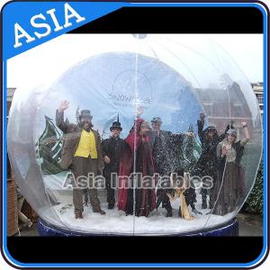 China Airblown Yard Inflatable Bubble Tent Decoration , Inflatable Christmas Snow Globe on sale