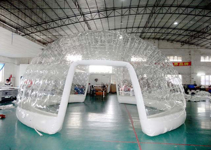 Quality High Grade Airtight Clear Inflatable Event Tent / Inflatable Dome Building for sale
