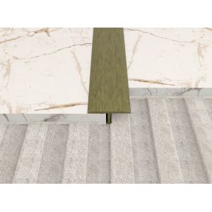 Elastomeric Sealant Brass Transition Strip Floors Coverings Thick Carpet