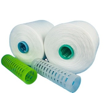 20s/2, 20/3, 40/2, 40/3 Raw White 100% Polyester Ring Spun Yarn Use For Dyeing