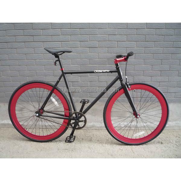 700c Fixed Gear Bicycle with Hard Frame Non-rear Damper Type and Aluminum Rim Material