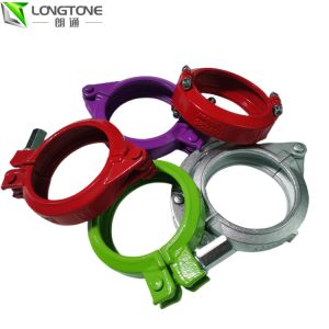 Cast Iron Schwing Concrete Pump Parts DN100 Pipe Coupling Clamp