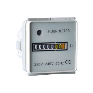 Industrial Elapsed Time Meter Analog Panel Meter , Mechanical Hour Meter