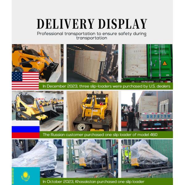 Skid Steer Wheel Loader Professional Manufacture Compact Skid Steer Earth Auger Drive Attachment