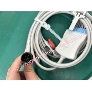 IEC Patient Cable 10 Strand Clamp For Mortara Q-Stress 60-00186-01 Compatible
