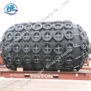 Length 9m Diameter 4.5m 80kPa Pneumatic Rubber Fender