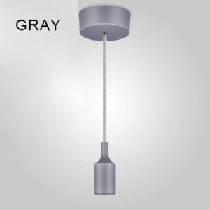 Colorful Silicone Pendant Light Socket