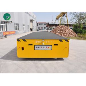 Assembly Line Boiler Plant 20t Transfer Battery Trackless Flat Car