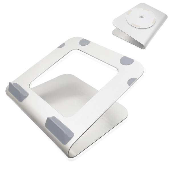 14 Inch 3.0mm Thickness Storeable 360 Degree Swivel Laptop Stand