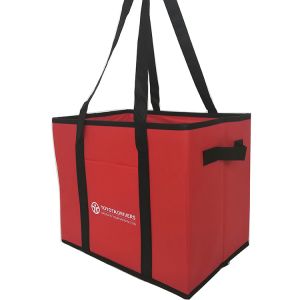 Silk Screen Non Woven Toy BSCI 30cm Foldable Fabric Box