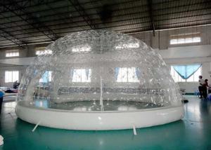 Quality High Grade Airtight Clear Inflatable Event Tent / Inflatable Dome Building for sale