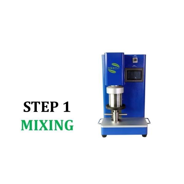 500ml Compact Dual Shaft Planetary Vacuum Mixer For Battery Electrode Preparation