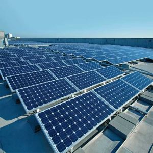 20deg Tilting Flat Concrete Roof Solar Rack Mounting System ISO14001