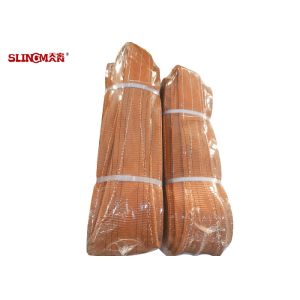 Lightweigh Crane Equipment Polyester 6000kg Flat Web Lifting Slings / Polyester