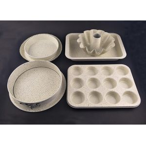 China New develop Carbon Steel Marble nonstick Coating Cake Pan Set marble coating on sale