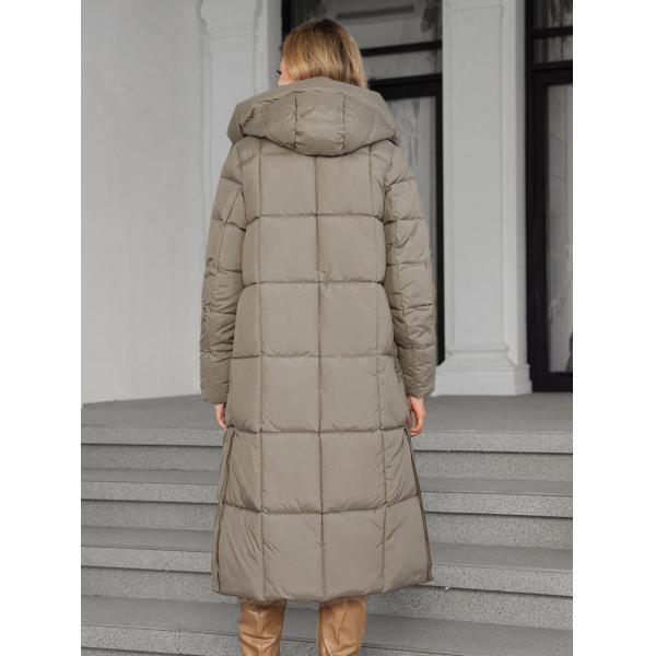 long women jacket, for cold winter coat, hooked, lower knees length, dark colours, Winter Warmth Graphene Self Heating line，with Shoulder strap inside，