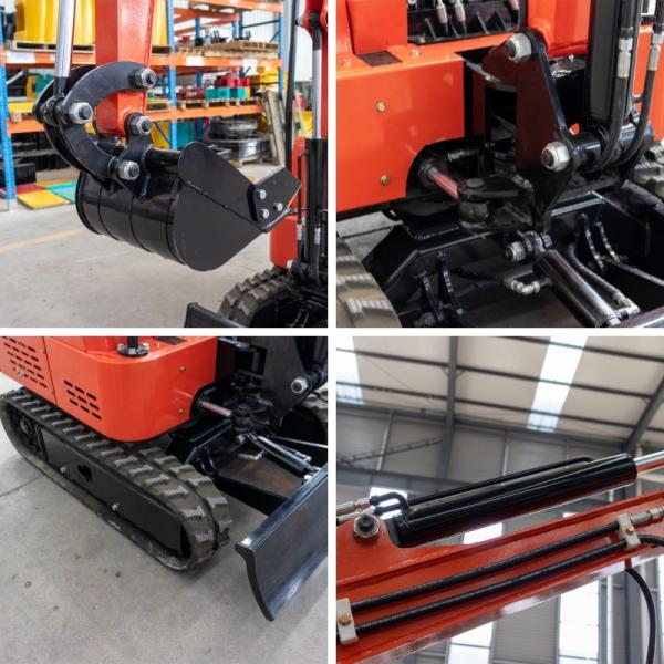 Reliable Mini Crawler Excavator With 2900mm Maximum Ground Excavation Radius
