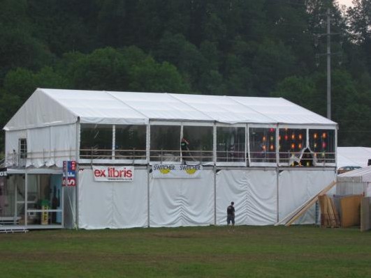 Fabric Sidewall Aluminium Frame Tents 1000 Person Waterproof Cover Display