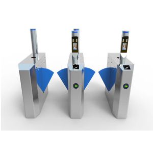 Retractable 0.2s RS485 SS304 Access Control Wing Gate