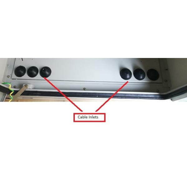 Heat Exchanger Cooling Outdoor Communication Cabinets 19'' 42U Sunproof Rainproof