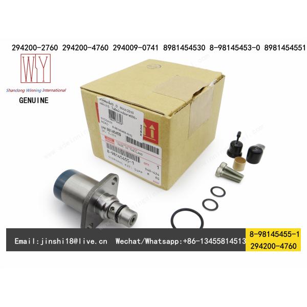 ISUZU Genuine SCV Overhaul Kit 294200-2760, 294200-4760, 294009-0741 for 8981454530, 8-98145453-0, 8981454551, 8-9814545