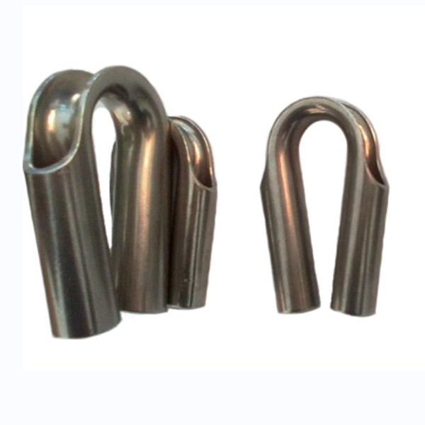 Hot Dipped Galvanized Wire Rope Thimble Carbon Steel Tube Thimble 10 - 38mm