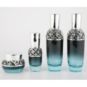 Glass Cosmetic Bottles Lotion Bottles Cream Jars Skincare Packaging OEM
