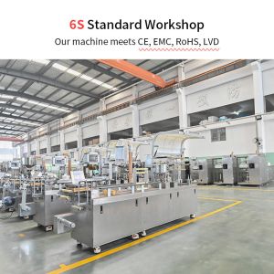 Al Pvc Tablet Capsule Automatic Pharmacy Blister Packing Machine