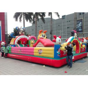 Quality Children Topic Commercial Inflatable Amusement Park With PVC Tarpaulin for sale