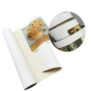 Wallpaper Matte Adhesive Canvas Peel And Stick Printing Fabric For Wall