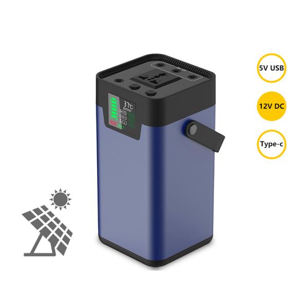 200W Rechargeable Lithium Battery Portable Power Station Mini Solar Power Station