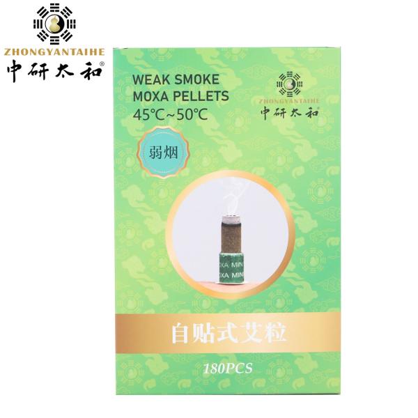 Buy ZhongYan Taihe Weak Smoke Mini Moxibustion Sticks Self Adhesive 180pcs at wholesale prices