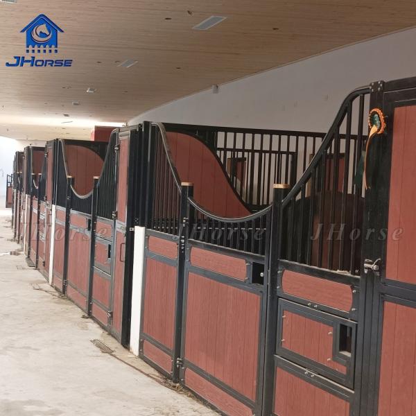 Buy Swing Door Or Sliding Door Horse Stable Steel And Bamboo Or Customized For Durable Stable at wholesale prices