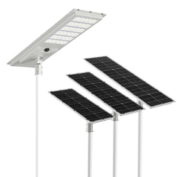 180lm/W Ip65 Integrated All In One LED Solar Street Light With Pole Mount