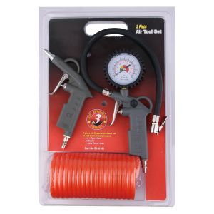 3Pieces Spray Gun KIT Air Inflator Gun W/ Air Dust Gun For Car Inflating And