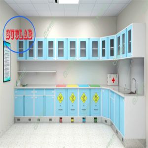 Three Section Slider Hospital Medical Cabinet Malaysia Stainless Steel Handles