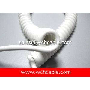 3 Cores UL Approval Spiral Cable PUR Jacketed Rated 80℃ 300V