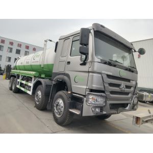 China Vacuum Pump Sewage Suction Truck Septic Tank Cleaning Truck 20CBM LHD 380HP on sale