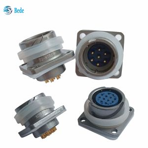 FQ 18 Series Waterproof Military Industry Connectors 2~7Pins and 12Pins